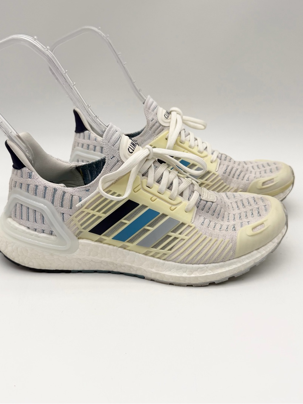 Adidas Ultraboost CC_1 DNA Climacool Running Shoes White Blue GX7811 Mens Sz 9.5 - Picture 4 of 7